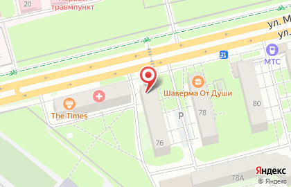 Цветочный салон Модный букет на улице Маршала Рыбалко на карте
