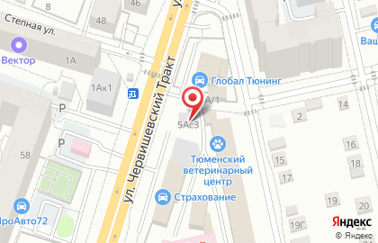 Ремонтная мастерская на Червишевском тракте на карте