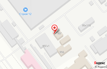 Точка на улице Строителей на карте