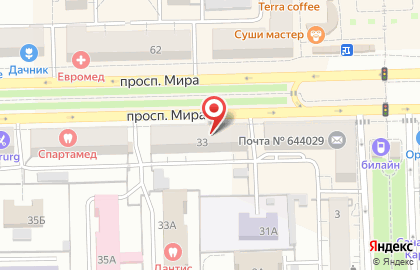 Медицинская лаборатория Гемотест в Советском округе на карте