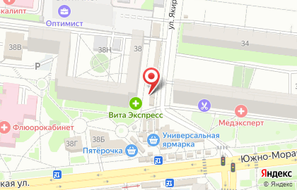 Киоск по продаже фруктов и овощей в Воронеже на карте