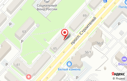 Кафе Хинкалики на проспекте Строителей на карте