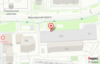 Автостоянка в Кемерово на карте