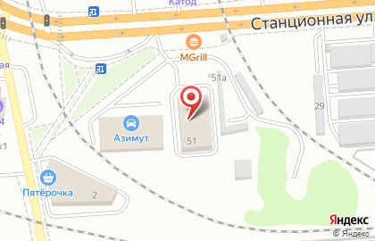 Азимут Авто Новосибирск на карте