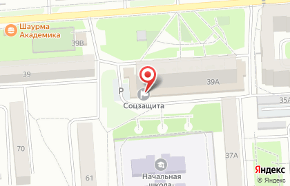 Управление социальной защиты населения Администрации Октябрьского района в г. Красноярске Отдел предоставления отдельных мер социальной поддержки на карте
