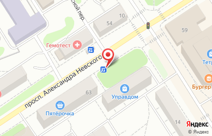 Салон цветов Love is на проспекте Александра Невского на карте