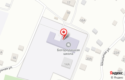 Богородицкая средняя школа в Смоленске на карте