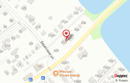Торгово-строительная компания на Береговой на карте