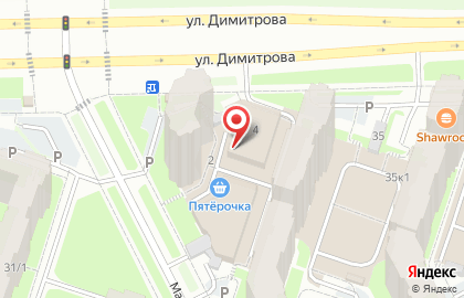 Компания Роджер на Малой Бухарестской улице на карте