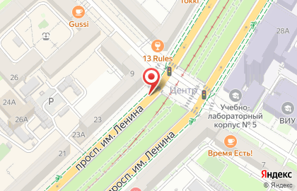 Билборды (6х3 м) от РА Экспресс-Сити в Центральном районе на карте