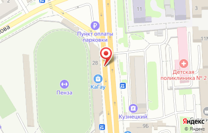 Фаворит на улице Гагарина на карте