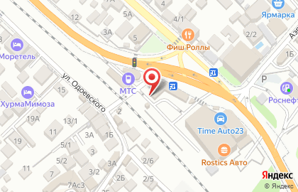 Ресторан доставки Farfor в Лазаревском районе на карте