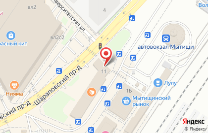 МТС, Московская область в Шараповском проезде на карте