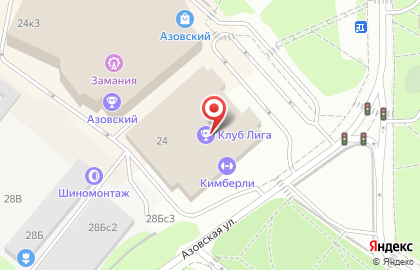 Юниаструм Банк кб ООО Дополнительный Офис на Азовской Улице на карте
