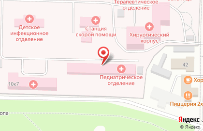 Больница Жигулевская центральная городская больница на Первомайской улице на карте