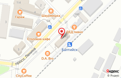 ЗАО Банкомат, Банк ВТБ 24 на улице Ленина 12 на карте