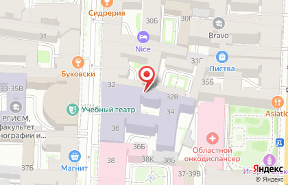 СПбГАТИ на Моховой улице на карте