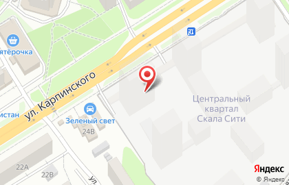 Ювелирная мастерская на ул. Карпинского, 41Б на карте