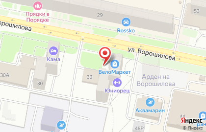 Рекламные стенды в лифтах, ООО ИНГРУП, микрорайон Холмы на улице Ворошилова 32 на карте