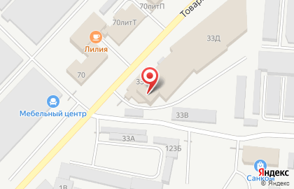 Транспортная компания Vozovoz в Кировском районе на карте