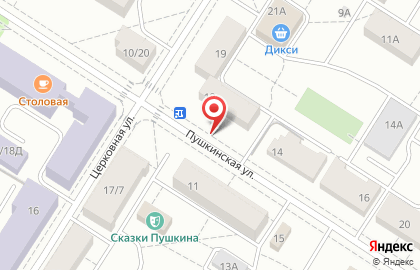Аист в Пушкине на карте