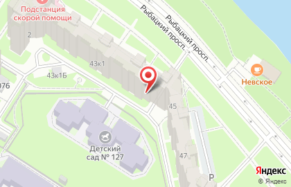 Парикмахерская в Невском районе на карте