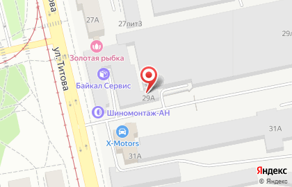 Салон мототехники Внедорожник в Чкаловском районе на карте