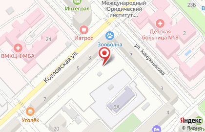 КПРФ на Козловской улице на карте