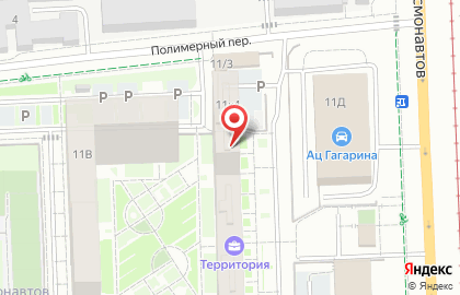 Магазин строительно-отделочных материалов Строительный двор на проспекте Космонавтов на карте