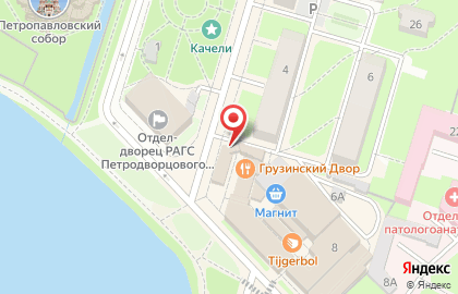 Продуктовый магазин в Санкт-Петербурге на карте