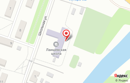 Лаишевская средняя общеобразовательная школа с дошкольным отделением на карте
