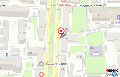 Магазин продуктов в Калуге на карте
