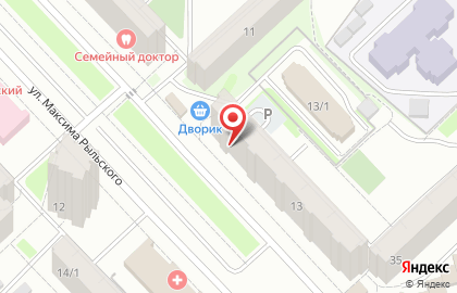 Магазин разливного пива Пивная карта на улице Максима Рыльского на карте