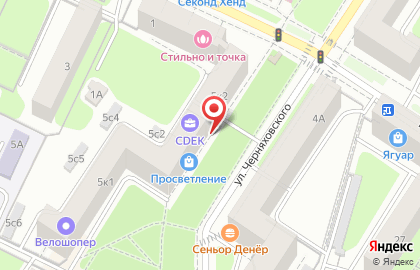 Пекарня Булочные Фокина на улице Черняховского на карте
