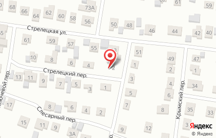 Авторемонтная мастерская в Стрелецком переулке на карте