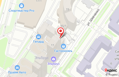 Адвокатский кабинет Окунева В.А. в Октябрьском районе на карте