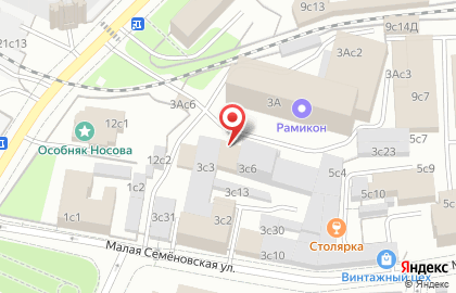 Студия заточки на Электрозаводской на карте