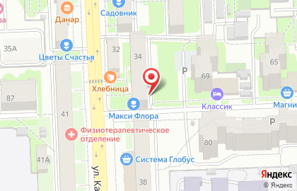Параллель на улице Карла Маркса на карте