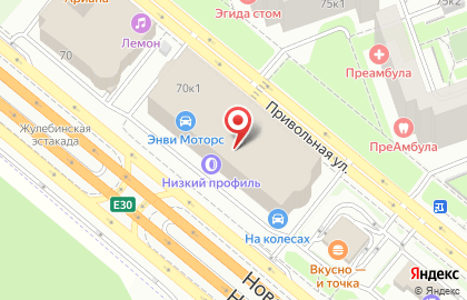 Сервисный центр На Колесах.ru в Жулебино на карте