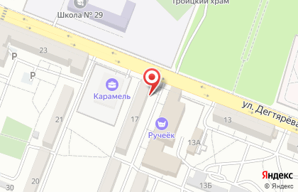Продуктовый магазин в Волгограде на карте