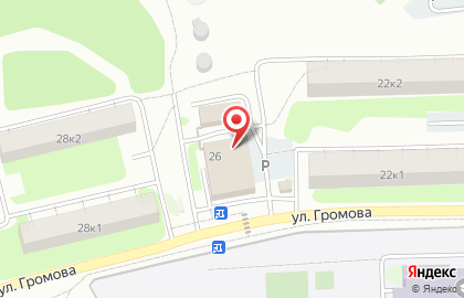 ОАО Банкомат, Среднерусский банк Сбербанка России на улице Громова на карте