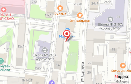 Мопс на Мещанской улице на карте