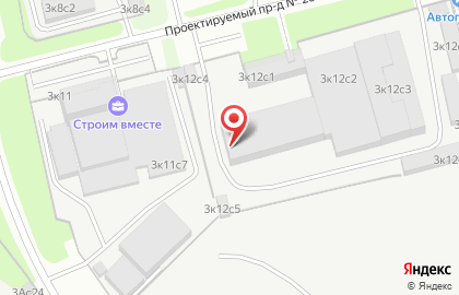 Строительная компания Олимп в Центральном Чертаново на карте