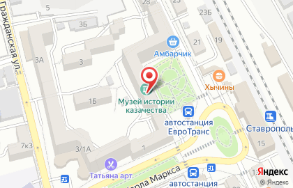 Ставропольский краевой казачий центр на карте