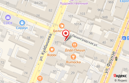 Диагностический центр LabQuest на Ленинградской улице на карте