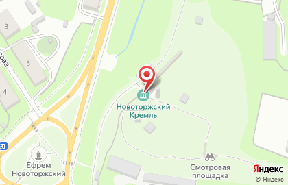Новоторжский кремль на карте
