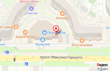 Магазин зоотоваров Кот и Пес на проспекте Максима Горького на карте
