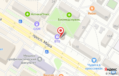 Фитнес-клуб Masterclub в Советском районе на карте