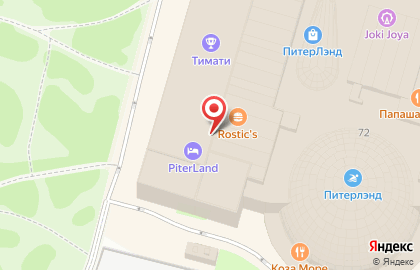 Ресторан быстрого обслуживания Крошка-Картошка на метро Старая Деревня на карте