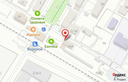 Продуктовый магазин в Москве на карте